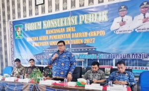 Sekda Pimpin Forum Konsultasi Publik Tentang Rancangan Awal RKPD Tahun 2027