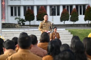 Bupati Humbang Hasundutan Ingatkan ASN Bekerja Dengan Jujur, Berbuat yang terbaik, dan Jangan Culas