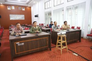 Bupati Humbang Hasundutan Ikuti Rakor Rehabilitasi dan Konstruksi Pasca Bencana