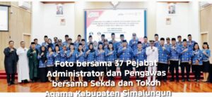 Pemerintah Kabupaten Simalungun Lantik 37 Pejabat Administrator dan Pengawas, Berikut Daftarnya..!