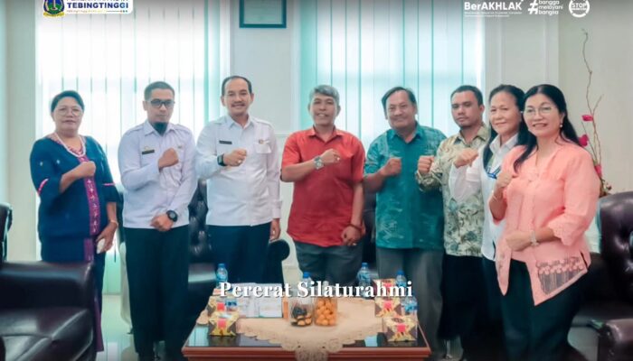 Terima Audiensi DPC PWKI, H. Iman Irdian Saragih: Pemko Tebing Tinggi Siap Beri Dukungan Penuh Perayaan Paskah