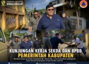 Pasca Banjir Pasar Bawah Serbalawan, Pemkab Simalungun Segera Akan Normalisasi Sungai Sikkam