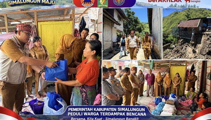 Bupati Simalungun Melalui BPBD Bergerak Cepat Melakukan Penanganan Bencana di Haranggaol