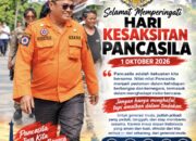Selamat Memperingati Hari Kesakitan Pancasila 1 Oktober 2026