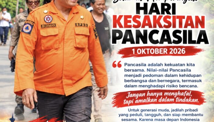 Selamat Memperingati Hari Kesakitan Pancasila 1 Oktober 2026